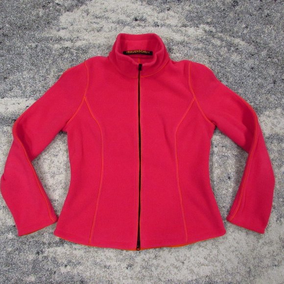 Frauenschuh Tops - Frauenschuh Jacket Women's Extra Large Pink Fleece Polartec Full Zip Outdoors